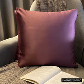 Light Purple Slub Satin - Light Purple Satin Throw Pillow Cover