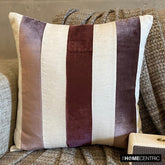 Velvet Band Berry - Berry Velvet Decorative Euro Sham