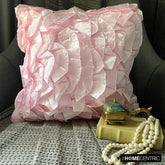 Vintage Soft Pink - Soft Pink Satin Throw Pillow Cover
