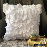 Vintage Whites - White Satin Decorative Euro Sham