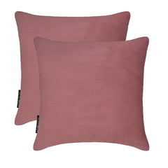 Blush Pink Plain Velvet Throw Pillow Cover - Blush Pink Velvet