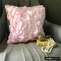 Vintage Soft Pink - Soft Pink Satin Throw Pillow Cover