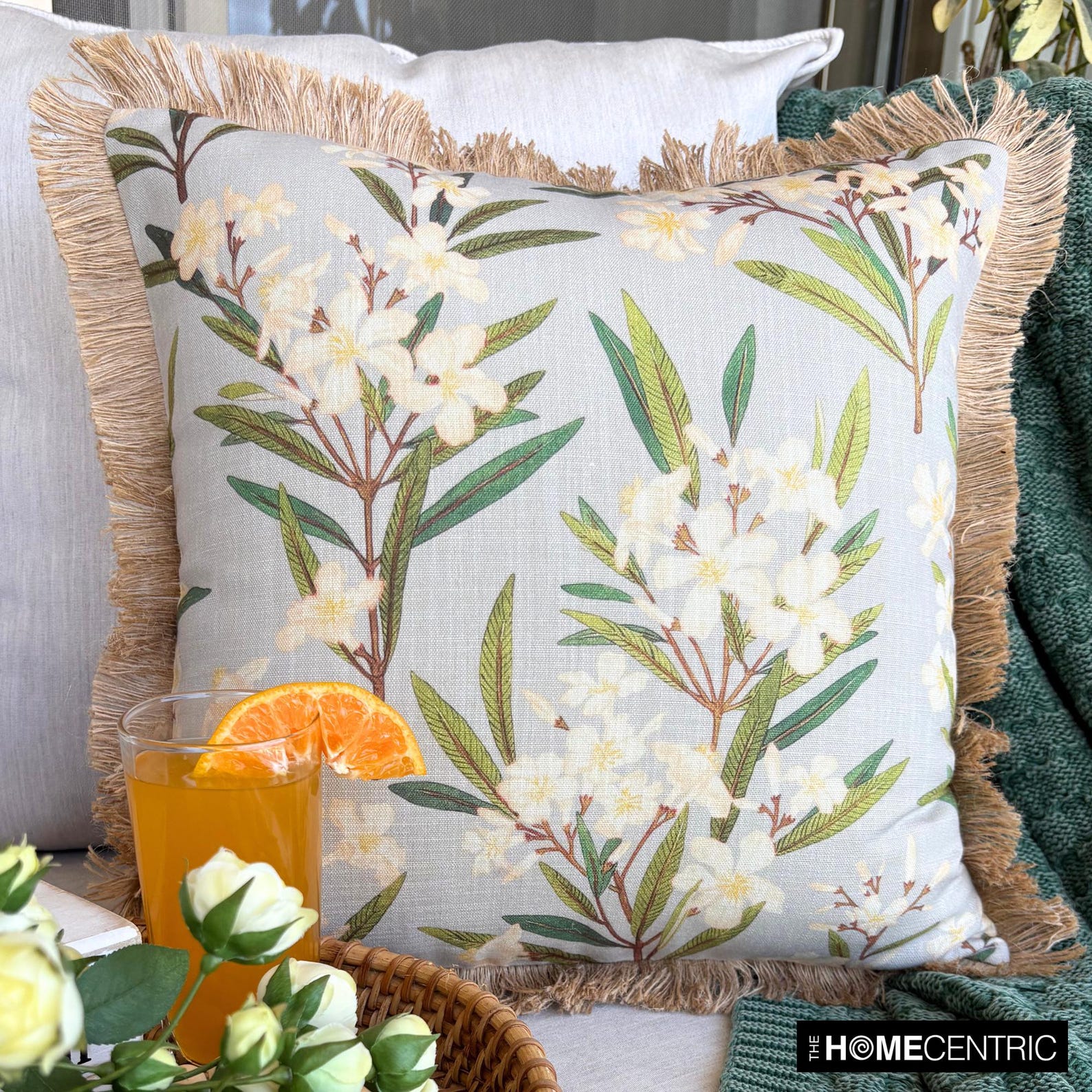 Petal Whisper Throw Pillow Cover
