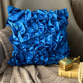 Vintage Blues - Blue Satin Decorative Euro Sham