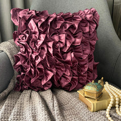 Vintage Vines - Vine Satin Throw Pillow Cover