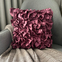 Vintage Vines - Vine Satin Throw Pillow Cover