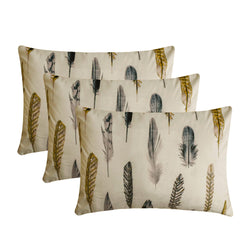 Green Satin Lumbar Pillow Cover - Feather Fluff Green