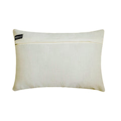 Green Jacquard Lumbar Pillow Cover - Misty Evergreen