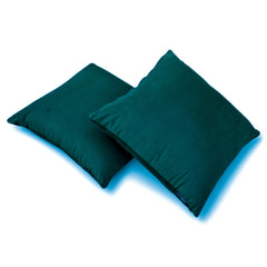 Peacock Plain Velvet Throw Pillow Cover - Peacock Velvet