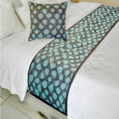 Laguna Drift Decorative Bed Runner and Pillow Cover