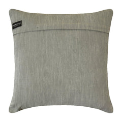 Black Cut Velvet Throw Pillow Cover - Mono Scrolls