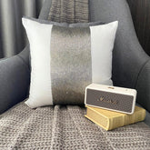 White Sparkle - White Art Silk Decorative Euro Sham