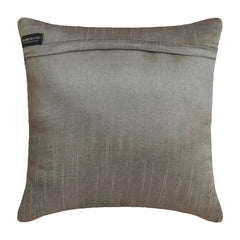 All Eyes On Silver - Silver Art Silk Throw Pillow Cover