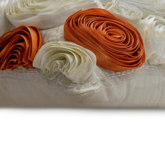 Vintage Lovers - Rust Art Silk Decorative Euro Sham