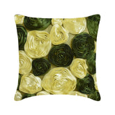Vintage Olive Lover - Olive Green Art Silk Throw Pillow Cover