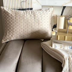 Crystal Matrix Lumbar Pillow Cover