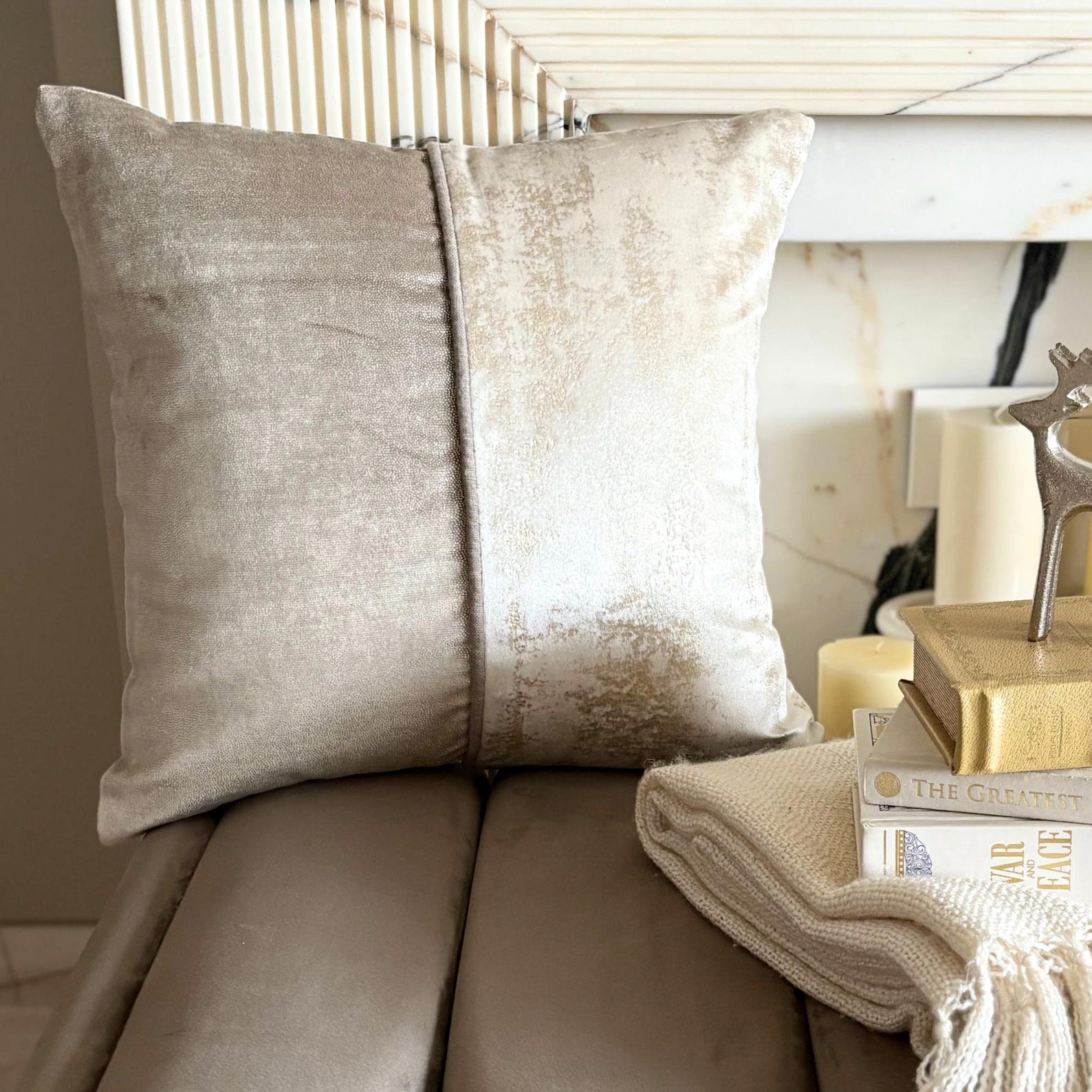 Moonlit Ash Throw Pillow Cover