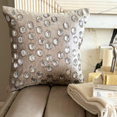 Snowlit Crystals Throw Pillow Cover