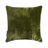 Green Lines Throw Pillow Cover