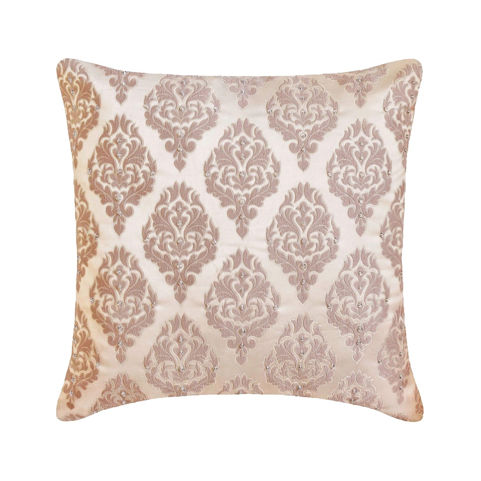 Blush Baroque Throw Pillow Cover