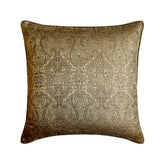 Golden Cascade Throw Pillow Cover