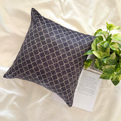 Brown Velvet Throw Pillow Cover - Nour Brown