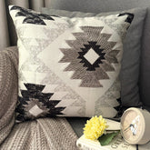 Silver Solstice Throw Pillow Cover
