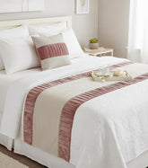 Layer By Layer Decorative Bed Runner and Pillow Cover