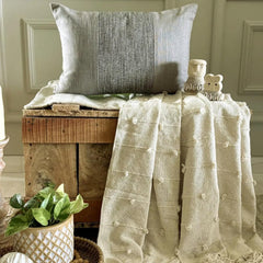 Sage Green Linen Lumbar Pillow Cover - June Sage