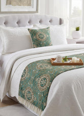 Ahmet Decorative Bed Runner and Pillow Cover