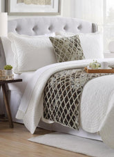 Grey Velvet Verve Decorative Bed Runner and Pillow Cover