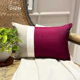 Berry Silk Essence Lumbar Pillow Cover