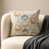 Spiced Pumpkin Throw Pillow Cover