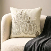 Pearl Kissed Pumpkin Throw Pillow Cover