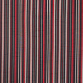 Broadway Red Stripes Printed Velvet Fabric By The Yard