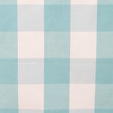 Light Turquoise And White Cotton Fabric By The Yard