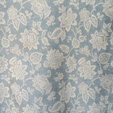 Teal Paradise Linen Fabric By The Yard