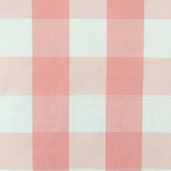Peach And Ivory Cotton Fabric By The Yard