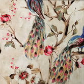 I Love Peacocks Cotton Spun Fabric By The Yard