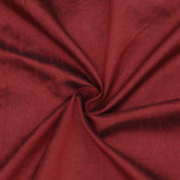 Deep Red Faux Silk Fabric By The Yard