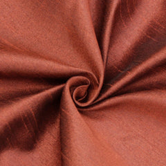 Rust Faux Silk Fabric By The Yard