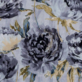 Midnight Garden Printed Velvet Fabric By The Yard