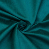 Peacock Blueish Green Faux Silk Fabric By The Yard