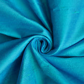 Ocean Blue Silk Dupioni Fabric By The Yard