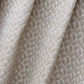 Gray Hexagon Jacquard Fabric By The Yard