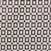 Brown Blocks Jacquard Velvet Fabric By The Yard