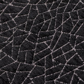 Black Web Jacquard Velvet Fabric By The Yard