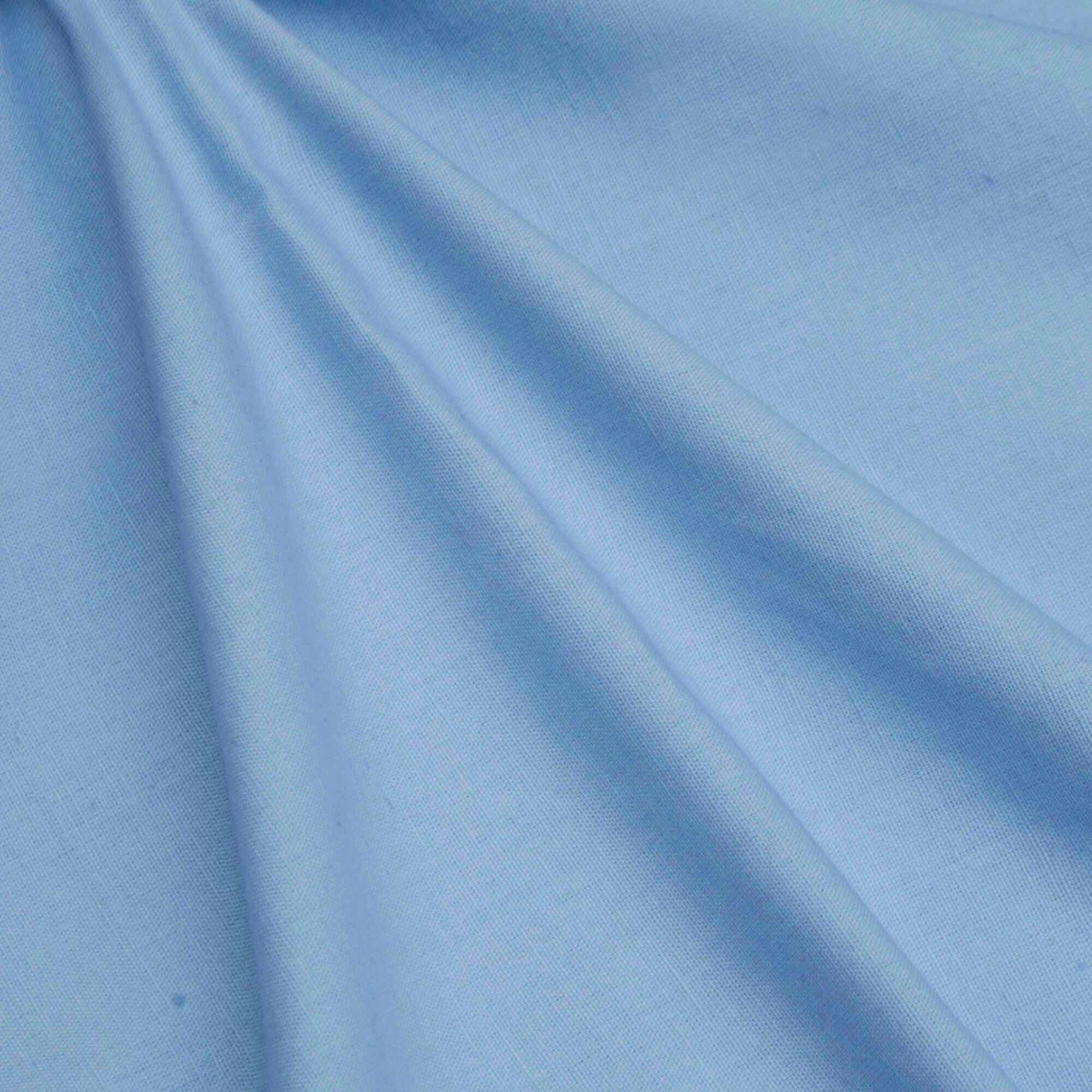 Light Blue Cotton Linen Fabric