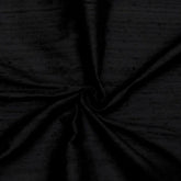 Black 100% Pure Silk Fabric By The Yard