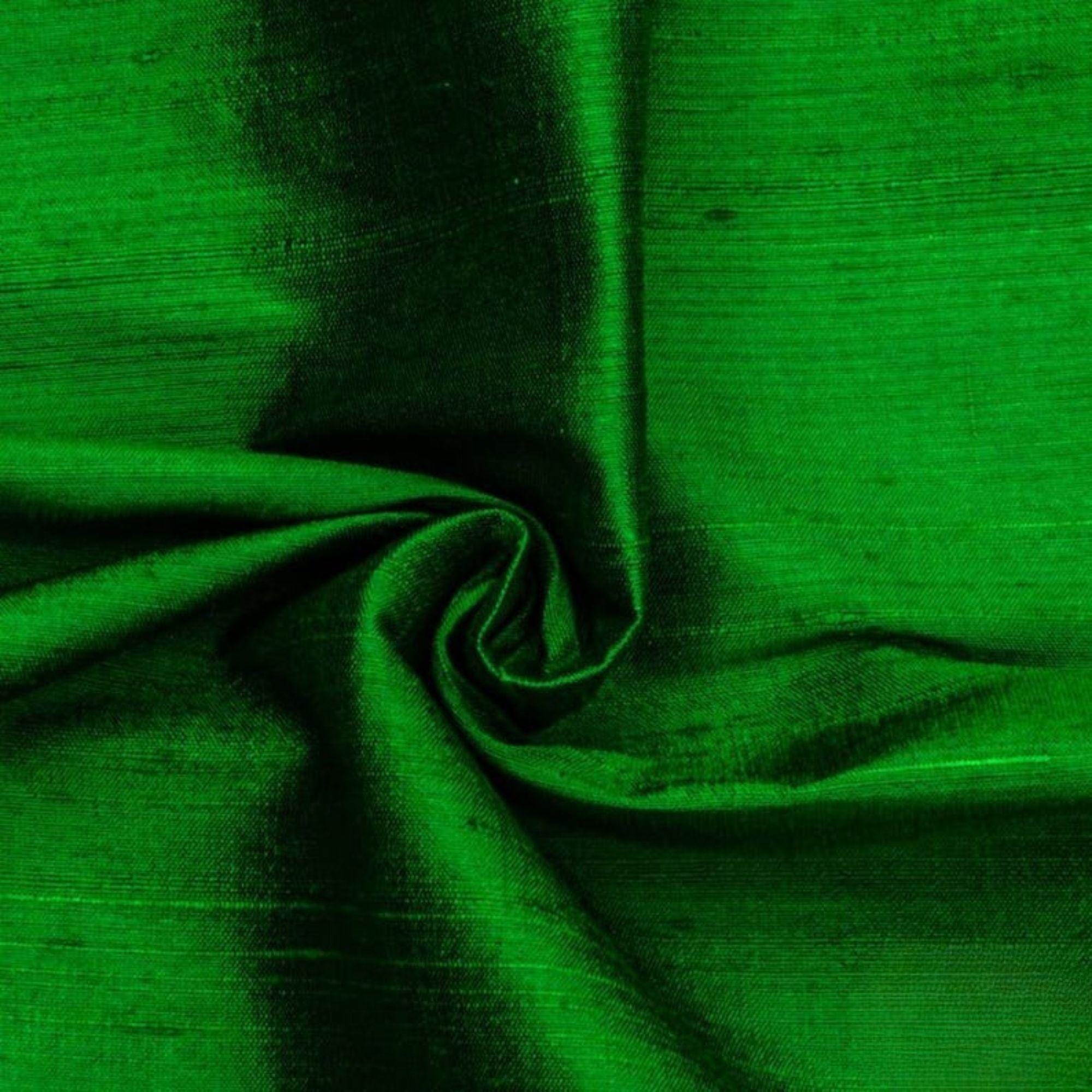 emerald green fabric for dress Peasant sleeve relaxed casual wedding dress – La Novale Atelier main image 0